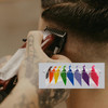 AUEAR Clipper Guard Holder Organizer Professional 10 Slots Comb Case Rectangular Barber Guards Storage Box for Universal