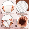 Fandamei Hair Accessories Set 20PCS Mesh Hair Nets Invisible and 40PCS U Shaped Hair Pins for Women Girls Ballet Bun Mak