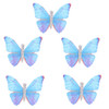 JLEivvi 5 Pcs Mini Butterfly Fairy Bobby Pin Hair Accessories Lady Hair Clips for Girls Women Wedding Party Bride Blue