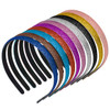 Adecco Glitter Headbands for Girls Sparkly Colorful Plastic Headbands 10 Pcs