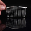 Senkary 10 Pieces Metal Hair Comb Clip Wire Wedding Bridal Veil Combs for Women 20 Teeth Silver