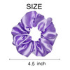 12 Pcs Satin Silk Hair Scrunchies Soft Hair Ties Fashion Hair Bands Hair Bow Ropes Hair Elastic Bracelet Ponytail Holder