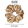 12 Pcs Satin Silk Scrunchies Soft Hair Ties Fashion Hair Bands Hair Bow Ropes Elastic Bracelets Ponytail Holders Hair Ac