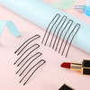 MTLEE 24 Pcs U Shaped Hair Pins Ballet Bobby Pins for Updo with Storage Box Metal U Bun Hair Forks for Women Girls Thick