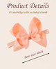 WillingTee Headbands 6 Inch 30 Colors Boutique Grosgrain Ribbon Hair Bows Big Baby Girls Bows Headbands for Baby Girls I