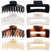 laxizar Claw Clip Hair Clip 8 Pack 43 Ihch Rectangular Hair Clips for Women Girls Large Hair Jaw Clips Hair Clamps