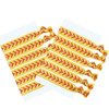 Norme Softball Hair Ties 12 Pieces Hair Accessories for Girls No Crease Elastics Set for Player and TeamsYellow Softball