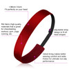 Sintege 8 Pcs Woman Elastic Headband Adjustable Non Slip Velvet Lined Headbands Solid Color Boho Hair Bands for Women Sp