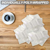 WILLBOND 200 Pieces Disposable Spa Facial Headbands Stretch Non Woven Facial Headband Skin Care Hair Band with Soft Conv