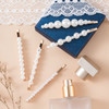OIIKI 15Pcs Pearl Bobby Pins Alloy Pearl Hair Clips Vintage Hairpins Hair Barrette for Women Girls Bridal Wedding Valent