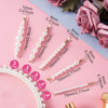 OIIKI 15Pcs Pearl Bobby Pins Alloy Pearl Hair Clips Vintage Hairpins Hair Barrette for Women Girls Bridal Wedding Valent