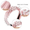 WILLBOND 3 Pieces Pearl Knotted Headbands for Women Velvet Top Knot Head Bands Pearls Hair Hoop for Woman Hair Accessori