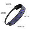 6 Pieces Headbands With Buttons for Facecover Nurse Girls Women NonSlip Velvetlined Hairband Boho Elastic Adjustable Fab