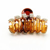 Exquisite Acrylic Rhinestones Large Fancy Hair Claw Clip Women Lady Elegant Crystal Jaw Clips Hairpin for Thick Hair Bro