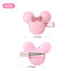 6Pcs Glitter Mouse Ears Hair Clips for Baby Girls Toddler 22 Inch Hair Bows Barrettes Birthday Party Gift Hair Accessori