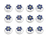 24PCS Rhinestone Flower Spiral Hair Pin Crystal Hair Twisters Coils Hair Clips Metal Spiral Twist Hairpins Hair Pins Wed