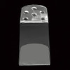 esowemsn 6 Holes Clear Acrylic Scissors Holder Rack Salon Shear Holder Hairdresser Scissor Combs Clips Desktop Organizer