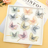 WHITEBRIDGE 12pcs Colorful Butterflies Barrettes Hair Clips for Hair Decoration Colorful Butterfly Hair Clips For Women