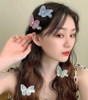 WHITEBRIDGE 12pcs Colorful Butterflies Barrettes Hair Clips for Hair Decoration Colorful Butterfly Hair Clips For Women