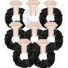 Hasoar Satin Bridesmaid Scrunchies 12 pack Proposal Gifts Elastics Hair Ties Scrunchies Bachelorette Party Favors Satin