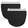 2 Pack Professional Peanut Replacement BladePrecisionGround for Smooth Cutting SnapOn Compatible with Wahl Peanut Clippe