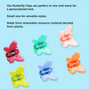 Goody Planet BioPlastic Mini Butterfly Clips Assorted 6 Count Snap and Go Closure Helps Keep Hair Secured and Styled wit