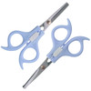 Ergonomic SafetyLock Hair Scissor Set Professional Precision Cutting Thinning Shears with Secure Slide Lock for Children