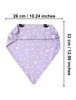 AWAYTR Elastic Hair Scarf Headband 3 PCS Chiffon Print Floral Hair Scarves with Hair Clips Kerchief Head Bandanas for Wo