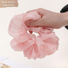 Cute Large Big Oversized Scrunchies for Women Jumbo Chiffon Hair Ties for Sleeping No Damage Hair Accessories for Thick