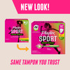 Playtex Sport Odor Shield Tampons Multipack (16ct Regular/16ct Super), Unscented - 32ct | Tampons Regular and Super, Playtex Tampon Multipack, Femini