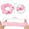 Didder 20 Pcs Pink Velvet Scrunchies Soft Hair Ties for Women Girls Elastic Bobbles Ropes Scrunchie Cute Hair Accessorie