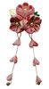 CRB Fashion Womens Kimono Traditional Tsumami Kanzashi Outfit Wedding Japanese Asian Yukata Hair Tie Flower Floral Fan B