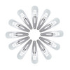 Dofash 12PCS Snap Hair Clips For WomenNon Slip Metal Hair Barrettes 5cm 2 Small Clips For Thin Fine Hair Silver Grey