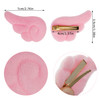 Haakong 16Pcs 4 Color Wings Hair Clips Angel Hairpin Kawaii Hair Accessories Cosplay Plush Cartoon Hair Clips