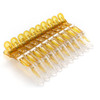 10pcsset Multicolor Croc Alligator Clips Transparent Plastic Hair Styling Sectioning Barrettes Professional Non Slip Sal