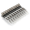 10pcsset Multicolor Croc Clips Transparent Plastic Hairdresser Clip Hair Styling Sectioning Barrettes Non Slip Alligator