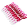 10pcsset Croc Clips Transparent Plastic Hairdresser Clip Hair Styling Sectioning Barrettes Non Slip Alligator Clip Salon