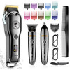 Hatteker Hair Clipper Cordless Barber Clipper TBlade Beard Nose Trimmer Grooming Kit Professional IPX7 Waterproof