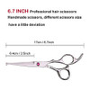 Kids Hair Cutting Scissors Set Professional 65 inch Saftey Round Head Hair cut Scissors Kit with Cutting Thinning Scisso