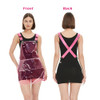 MIKI WELL Hair Stylis Apron for Salon Barber Crossback Hairdresser Waterproof Work Apron With 3 Pockets 228 W 255 LPinkp