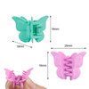 EAONE Matte Mini Butterfly Clips Colorful Mini Hair Claw Clip for Girls and Women 90s Y2K Cute Hair Styling Accessories