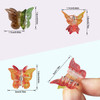 Tiweio Butterfly Hair Clip 50 Pieces Hair Clips for Women and Girls Jelly Color Mini Hair Clips Hair Accessories with Bo