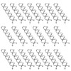 TUUXI 20pcs Spiral Hair Pins 2 Inch Bun Twister Spiral Bobby Pins Silver Spin Clip for Thick Hair Non Scratched Round Cl