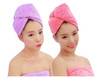 ADOGO Microfiber Hair Towel 2 Pack Hair Turbans for Wet Hair Drying Hair Wrap Towels for Women and Kids Suitable for All