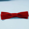 Andelaisi Vintage Satin Bow Hair Barrettes Red Velvet Bow Hair Clips Barrette Winter Ribbon Bow Headclip Barrette French