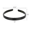 France Luxe Ultracomfort Headband 12 French Classic Non Slip Skinny Headbands for Women With Gentle Teeth Flexible Plast