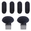 NAIHOD 6 Pcs Volume Hair Styling Set Puff Head Cushions Braid Tools Invisible Bump Up Combs Sponge Buns and Accessories