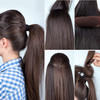 WILLBOND 8 Pcs Bump It up Volume Hair Base Set DIY Hair Styling Accessories Sponge Insert Include Bun Maker and Styling