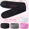 Hoteam 24 Pcs Spa Facial Spa Headband Bulk Skincare Headband Adjustable Face Wash with Tape Terry Cloth Stretch for Make