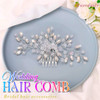 Easedaily Crystal Bride Wedding Hair Comb Silver Rhinestone Bridal Hair Pieces Clip Hair Accessories for Women and Girls